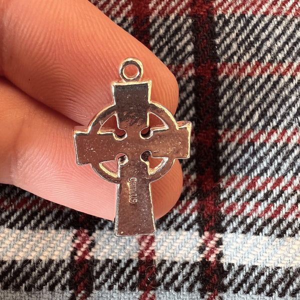 Keith Jack Celtic Cross Pendant - Sterling Silver, Irish Cross