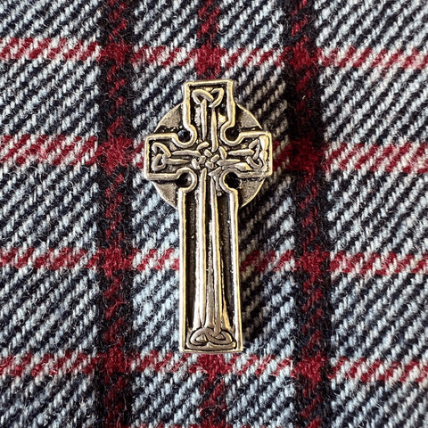 Nunnery Celtic Cross Pendant - Sterling Silver, Irish Cross