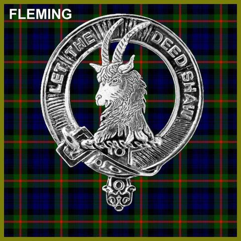 Fleming Clan Crest Scottish Cap Badge CB02