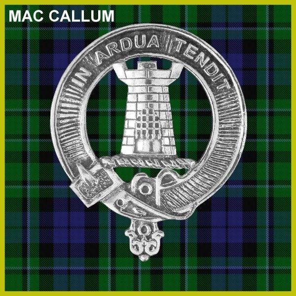 MacCallum Clan Crest Scottish Cap Badge CB02