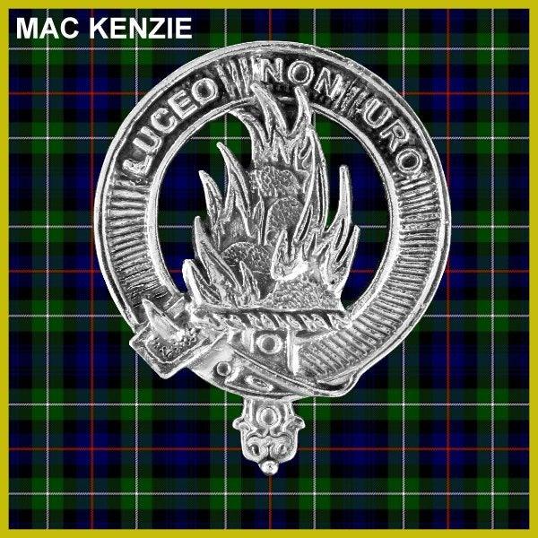MacKenzie Clan Crest Scottish Pewter Cap Badge CB02