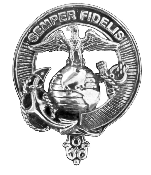 US Marine Badge Sporran, Leather