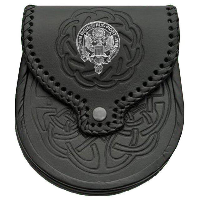 US Air Force Badge Sporran, Leather