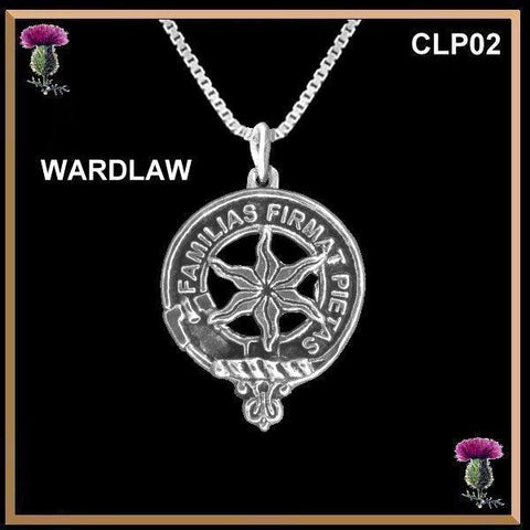 Wardlaw Clan Crest Scottish Pendant  CLP02