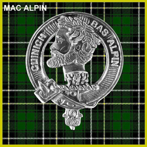 MacAlpin Clan Crest  Scottish Cap Badge CB02