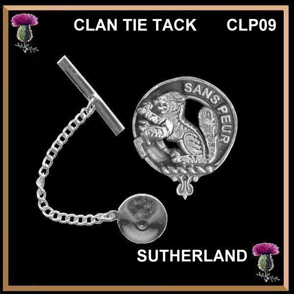Clan Crest Scottish Tie Tack Lapel Pin - All Clans
