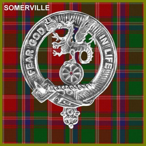 Somerville Clan Crest Scottish Cap Badge CB02