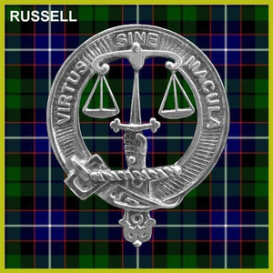 Russell Clan Crest Scottish Badge Cap CB02