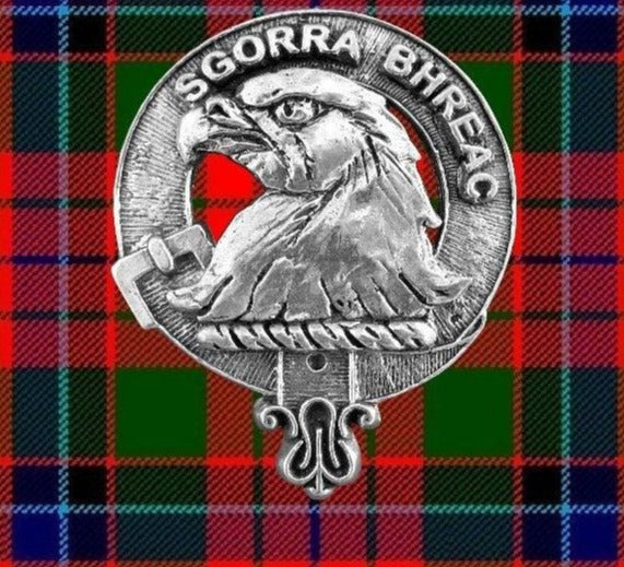 MacNicol Clan Crest Scottish Pewter Cap Badge CB01