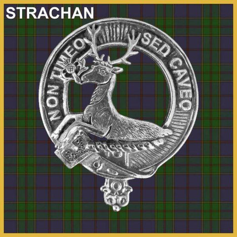 Strachan Clan Crest Scottish Cap Badge CB02