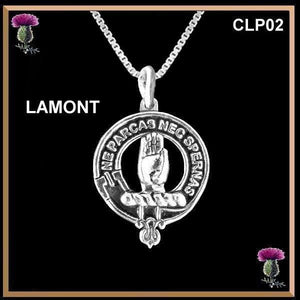 Lamont  Clan Crest Scottish Pendant CLP02