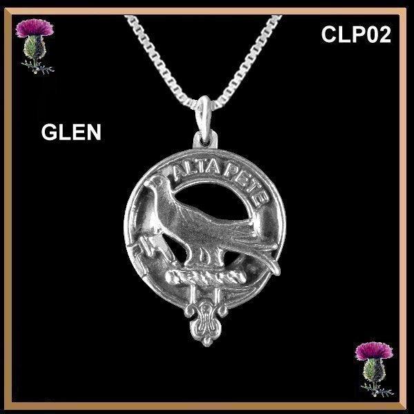 Glen Clan Crest Scotland Pendant