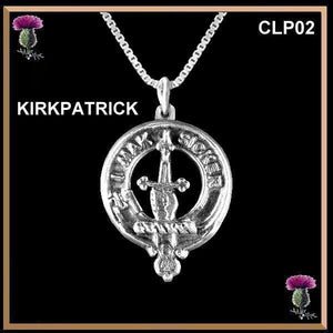 Kirkpatrick  Clan Crest Scottish Pendant CLP02