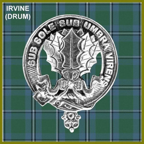 Irvine Drum Clan Crest Scottish Cap Badge CB02