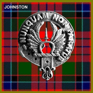 Johnston Clan Crest Scottish Pewter Cap Badge CB01