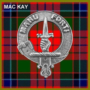 MacKay Clan Crest Scottish Pewter Cap Badge CB01