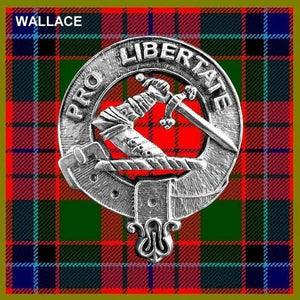 Wallace Clan Crest Scottish Pewter Cap Badge CB01