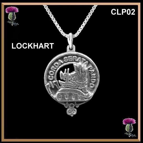 Lockhart  Clan Crest Scottish Pendant CLP02