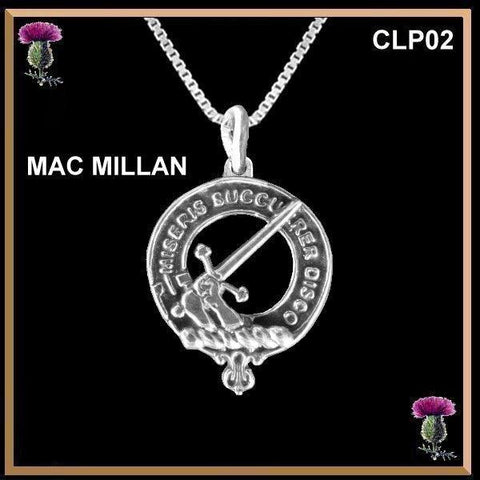 MacMillan  Clan Crest Scottish Pendant CLP02