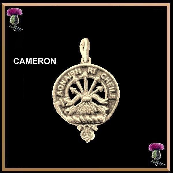 Scottish Clan Cameron Crest 10 K Gold Charm