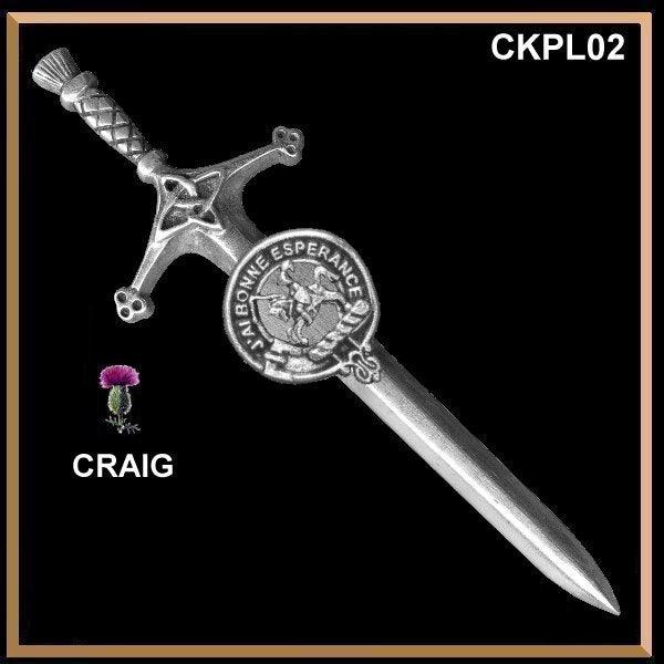 Craig Clan Crest Kilt Pin, Scottish Pin ~ CKP02
