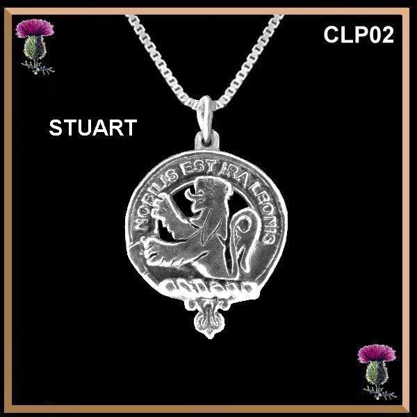 Stuart Clan Crest Scottish Pendant  CLP02