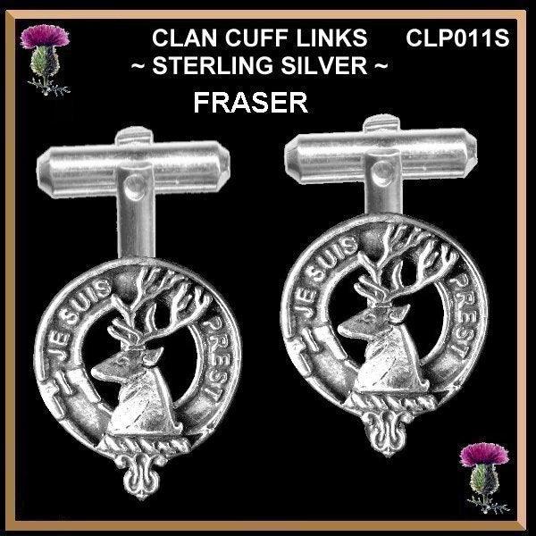 Clan Crest Scottish Cufflinks - Pewter - All Clans
