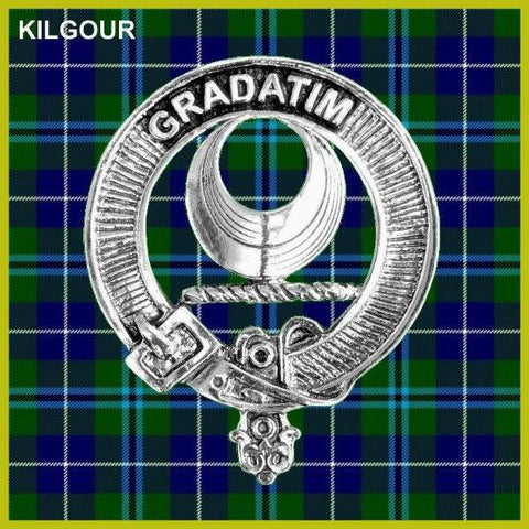Kilgour Clan Crest Scottish Cap Badge CB02