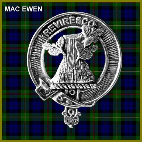 MacEwen Clan Crest Scottish Cap Badge CB02