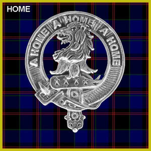 Home Clan Crest Scottish Pewter Cap Badge CB02
