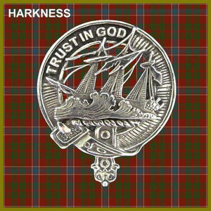 Harkness Clan Crest Scottish Cap Badge CB02