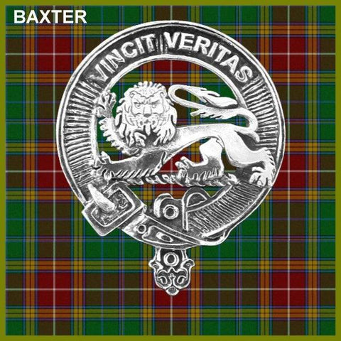 Baxter Clan Crest Scottish Cap Badge CB02