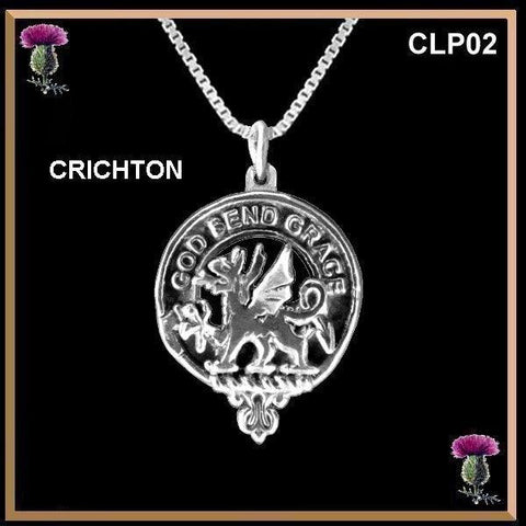 Crichton  Clan Crest Scottish Pendant CLP02