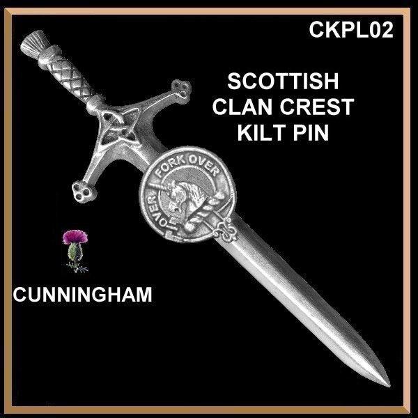 Cunningham Clan Crest Kilt Pin, Scottish Pin ~ CKP02