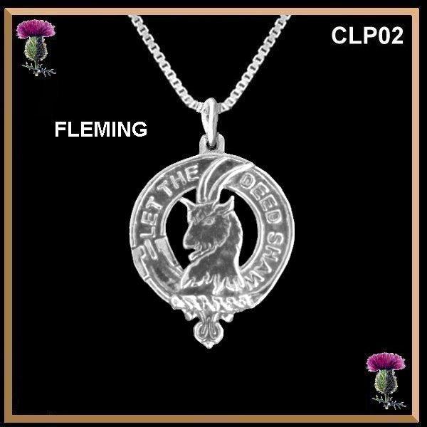 Fleming  Clan Crest Scottish Pendant CLP02