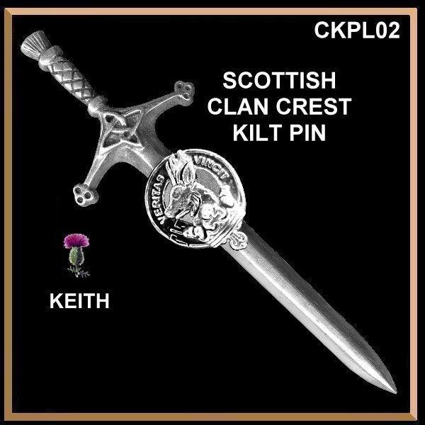 Keith Clan Crest Kilt Pin, Scottish Pin ~ CKP02