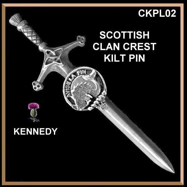 Kennedy Clan Crest Kilt Pin, Scottish Pin ~ CKP02