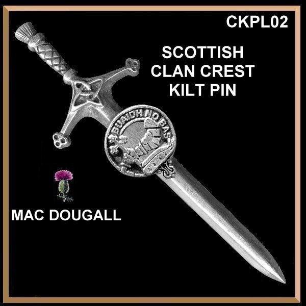 MacDougall Clan Crest Kilt Pin, Scottish Pin ~ CKP02