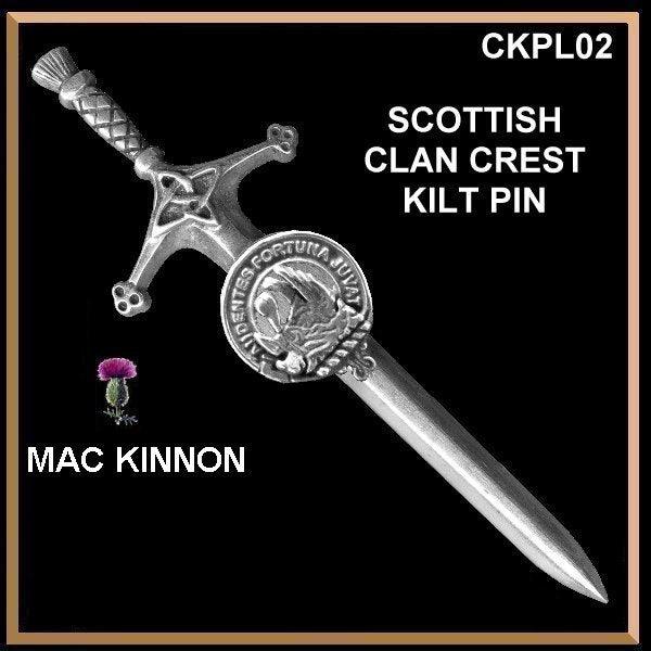 MacKinnon Clan Crest Kilt Pin, Scottish Pin ~ CKP02