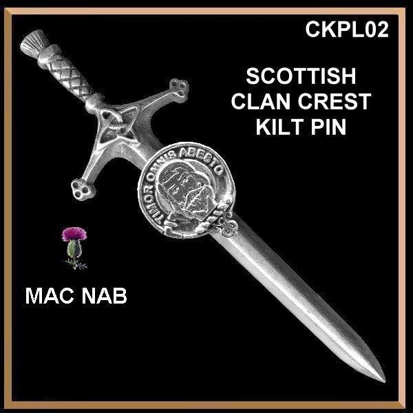 MacNab Clan Crest Kilt Pin, Scottish Pin ~ CKP02