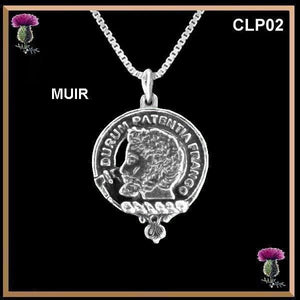 Muir  Clan Crest Scottish Pendant CLP02
