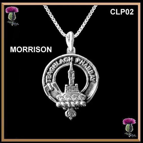 Morrison Clan Crest Scottish Pendant CLP02